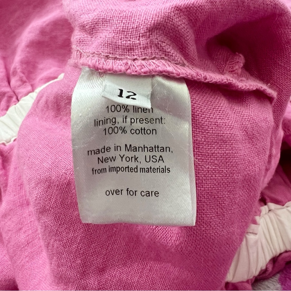 Rachel Comey Hot Pink Linen Holt Jumpsuit - Picture 10 of 10